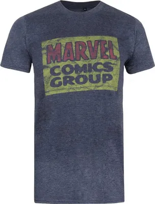 Produktbild von Marvel - "Comics Group" T-Shirt für Herren TV748 (S) (Marineblau meliert)