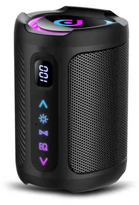 Obrázok produktu pre Prenosný Bluetooth reproduktor, čierna farba - 15 W výkon - vodotesnosť IPX7 - reproduktor určený na vonkajšie použitie