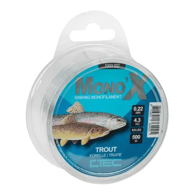Obrázek produktu pro Spro CTEC Mono X Trout 0,26 mm 6,2 kg 500 m