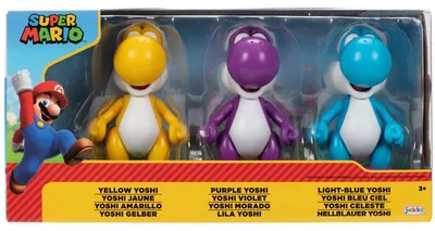 Obrázok produktu pre Sada Super Mario Bros s postavou Yoshi, 3 figúrky, výška 10 cm