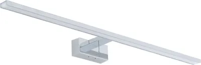 Produktbild von Wandleuchte Aluminium LED IP44 80 cm breit Chrom 3000 K warmweißes Licht 1100 lm Modern