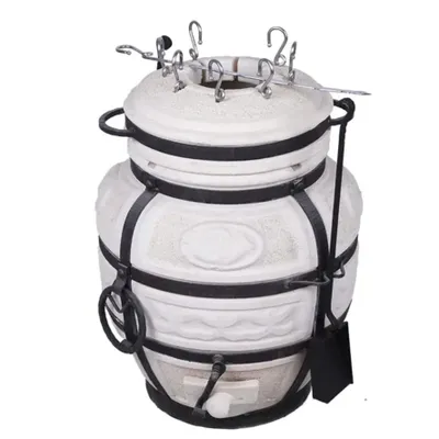 Produktbild von Tandoori Ofen “Jäger” : Jäger mit Klappdeckel ohne Untergestell Tandoor Variante: Jäger mit Klappdeckel ohne Untergestell