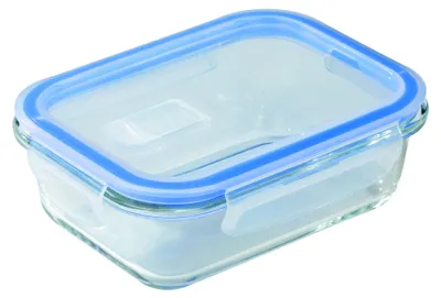 Produktbild von Glas Frischhaltedose 640 ml mit Deckel Borosilikatglas rechteckig