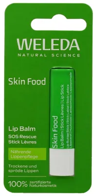 Productafbeelding van Weleda Skin Food Lippenbalsem, Lippenbalsem, Kleurloos, Voor vrouwen, Geschikt voor normale huid, Voedend, Herstellend, Tube
