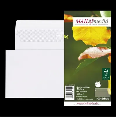 Produktbild von Briefumschläge DIN Lang (220 x 110 mm)