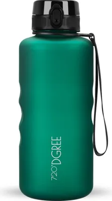 Produktbild von uberBottle softTouch Trinkflasche mit Sieb 2000ml / Emerald Green/ 720DGREE