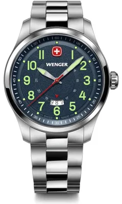 Produktbild von Wenger 01.0541.123 Herrenuhr Terragraph 43mm 10ATM