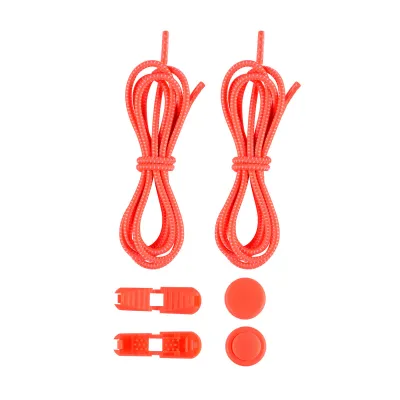 Produktbild von 1 Set Schnürsenkel ohne Binden, elastisch, strapazierfähig, verstellbar, mehrfarbig, für Kinder und Erwachsene, Sportschnüre ohne Binden, Schuhzubehör