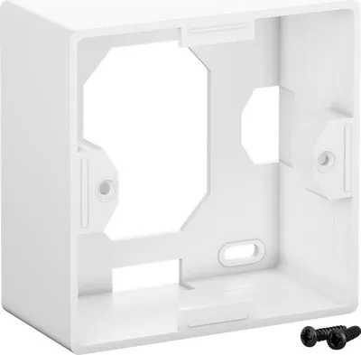 Produktbild von Aufputzgehäuse passend für Keystone-Faceplate 80 x 80 und CAT-6/6A-UP-Dosen
