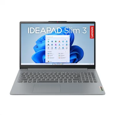 Immagine prodotto di Lenovo IdeaPad | Notebook Slim 3 | Display 15.6'' FHD (1920x1080) | Processore AMD Ryzen 7 5825U | Memoria RAM 8GB | Memoria SSD 512GB | Scheda grafica Integrata | Sistema Operativo WINDOWS 11 HOME | ARCTIC_GREY | Caricatore NON incluso