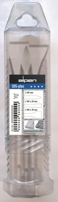 Produktbild von Alpen Meißel SDS-plus Kurzmeißel Set 3-teilig für Mauerwerk / Beton 140 mm