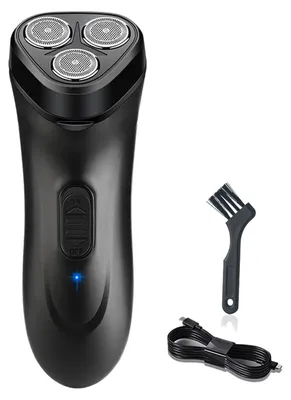 Productafbeelding van Herenscheerapparaat, oplaadbaar, USB, elektrisch, 3-in-1, geschikt voor nat en droog gebruik, met