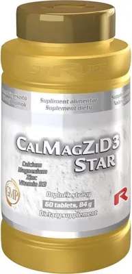 Obrázok produktu pre CalMagZiD3 Star, 60 tbl