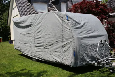 Produktbild von HC Outdoor Wohnwagen Abdeckplane Größe M 550 x 250 x 220 cm
