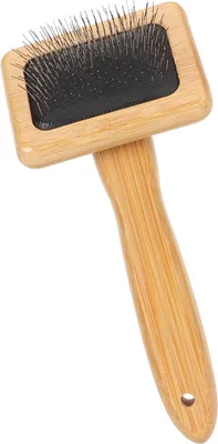 Image de B��rste à laine en peau de mouton, Karder à main, Peigne à tapis cardé Slicker en bambou, B��rste à macramé, Outils de bricolage Pour feutrer la laine à l'aiguille pour les peaux nonmatées, les tapis, les coussins, les courtes