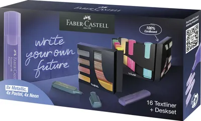 Immagine prodotto di FABER-CASTELL 254603 FABER-CASTELL TL 46  Textmarker farbsortiert, 16 St.