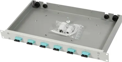 Produktbild von Spleißbox mit Kupplungen 6xSCD PhBz violett TNSB-Be (H02030A0798)