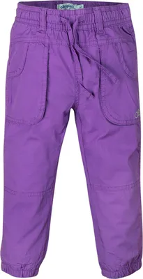 Immagine prodotto di Comodi pantaloni da bambina in cotone viola di Olimpias