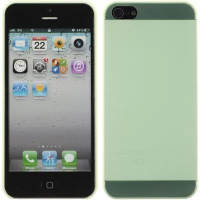 Produktbild von PhoneNatic Case kompatibel mit Apple iPhone 5 / 5s / SE - Hülle grün matt Hard-case + 2 Schutzfolien