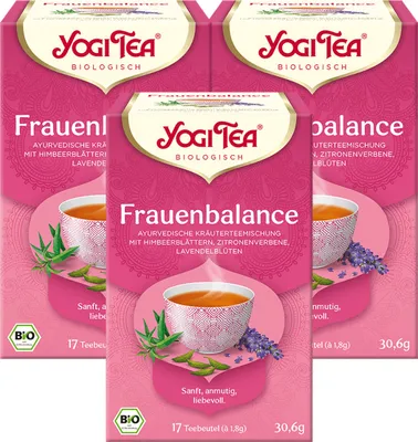 Produktbild von 3 x  YOGI TEA Frauenbalance | 3 x 30,6g