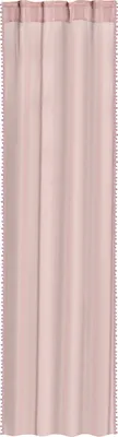 Obrázek produktu pro HOMLA Záclona ADI špinavě růžová s bambulkami 140x250 cm