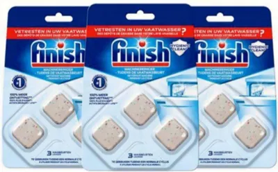 Image de Nettoyant machine Finish pendant le lavage - 9 pièces