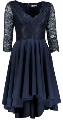 Imagen del producto de Numoco Vestido de encaje para mujer, modelo Nicolle, color azul marino, talla XXL