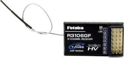 Zdjęcie produktu dla Futaba R3106GF, Odbiornik zdalnego sterowania