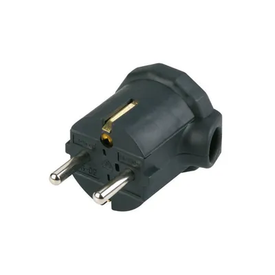 Produktbild von REV Schutzkontakt Winkelstecker | IP20 | 230V | schwarz