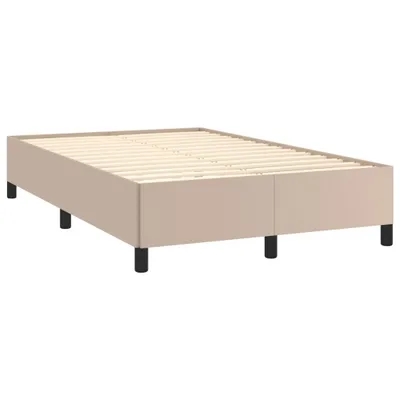 Produktbild von Bettgestell ohne Matratze Cappuccino-Braun 120x190cm Kunstleder