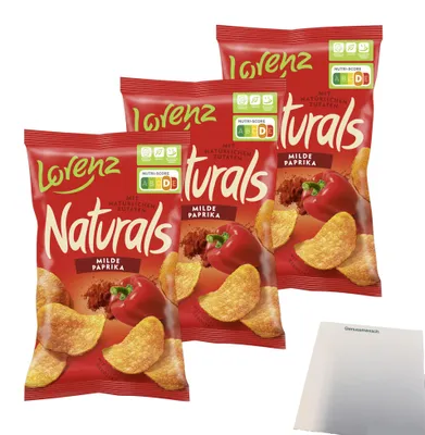 Produktbild von Lorenz Naturals Paprika 3er Pack (3x95g Packung) + usy Block