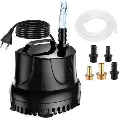 Immagine prodotto di Pompa sommergibile - Pompa per laghetto 25 W - 1500 l/h - Nero - Pompa per fontana