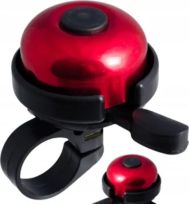 Image de Sonnette De Vélo Rouge En Aluminium Puissante