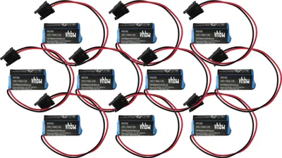 Produktbild von vhbw 10x Batterie kompatibel mit Mitsubishi Steuereinheit (1700 mAh, 3,6 V, Li-MnO2)