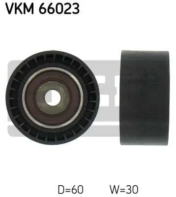 Produktbild von SKF VKM 66023 Umlenkrolle Keilrippenriemen für SUZUKI Grand Vitara II SUV (JT, TE, TD)