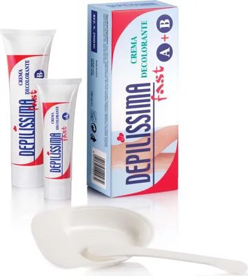 Produktbild von Bleichcreme zur Aufhellung von unerwünschten Gesichts- und Körperhärchen in Tube 50 ml