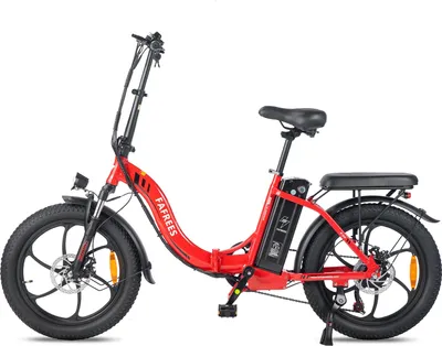 Produktbild von FAFREES F20 Elektrisches Fahrrad - Motor 250W Akku 36V18Ah 20'' Scheibenbremsen - Rot