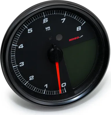 Zdjęcie produktu dla Koso Tachometer HD-05 Black Base kompatibel mit Harley Davidson FXBRS Softail Breakout FXDL Dyna Low Rider FXDLS S FXLR FXSB Road King Classic FLSTN Deluxe FXBR Bj. 2014 - 2024