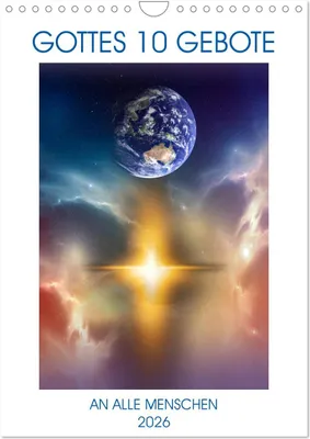 Produktbild von GOTTES 10 GEBOTE (Wandkalender 2026 DIN A4 hoch), CALVENDO Monatskalender