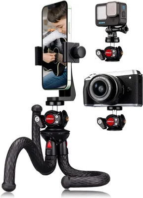 Produktbild von Stativ Für Smartphone Gopro Kamera Flexibles Stativ 3 End 30Cm