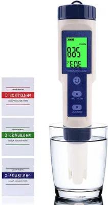 Obrázok produktu pre Digitálny pH-meter, vodotesný, určený na meranie vody a pôdy s teplotnou kompenzáciou