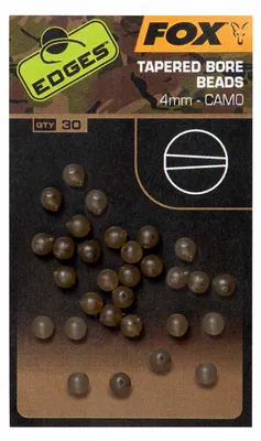 Produktbild von Fox Edges Camo Tapered Bore bead - 30 Perlen für Karpfenmontagen, Durchmesser:4mm