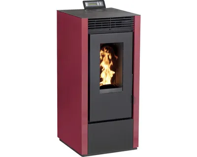 Obrázek produktu pro Peletová kamna Interstoves Marina 14 kanalsierbar bordeaux 12,1 kW