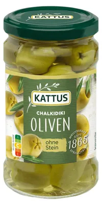 Produktbild von KATTUS Oliven ohne Stein, frisches Aroma