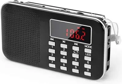 Produktbild von Notsender - Notfallradio - Batterieradio - Notfallset - Kriegsradio - Katastrophenradio - Schwarz - Notstromset