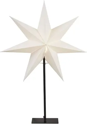 Produktbild von Star Trading 232-92, Leichte Dekorationsfigur, Weiß, Papier, IP20, IP30, Schwarz, 1 Glühbirne(n)
