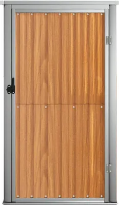 Obrázok produktu pre vidaXL Záhradný prístrešok Brown 88x89x161 cm Pozinkovaná oceľ
