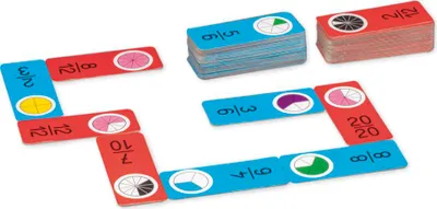 Produktbild von TimeTEX Bruchrechen-Domino XL, 60-tlg.