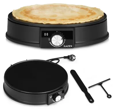 Obrázok produktu pre Elektrická palacinkovačka s nepriľnavým povrchom, 1200 W, KADEN