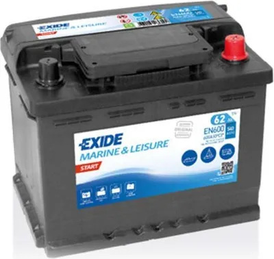 Immagine prodotto di Batteria per auto EXIDE 12, V 62, Ah 540, A/EN EN600 L 242 mm L 175 mm H 190 mm NUOVO